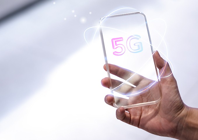 5G network on smartphone