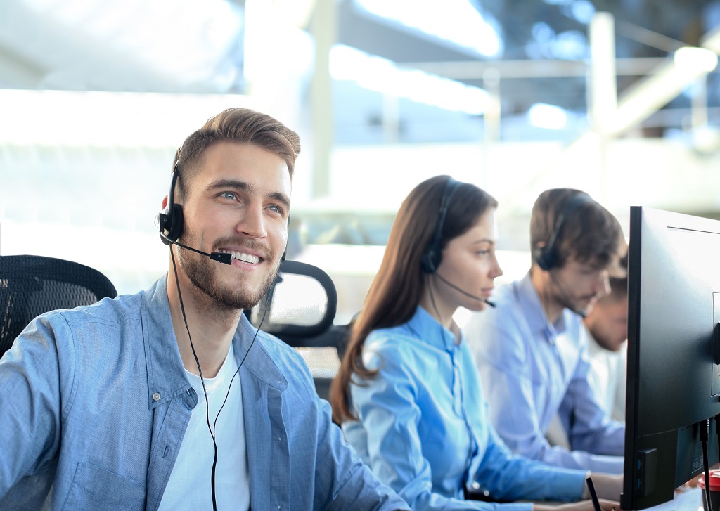 call center happy clients
